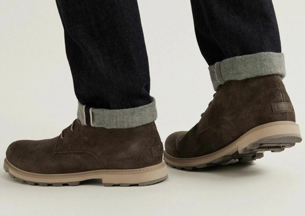Sorel Mens Madson II NM3846-245 Brown Waterproof Chukka Boots Size 8.5